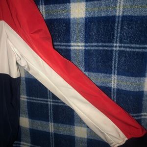 H&M Full-Zip Windbreaker (Red, White and Blue)